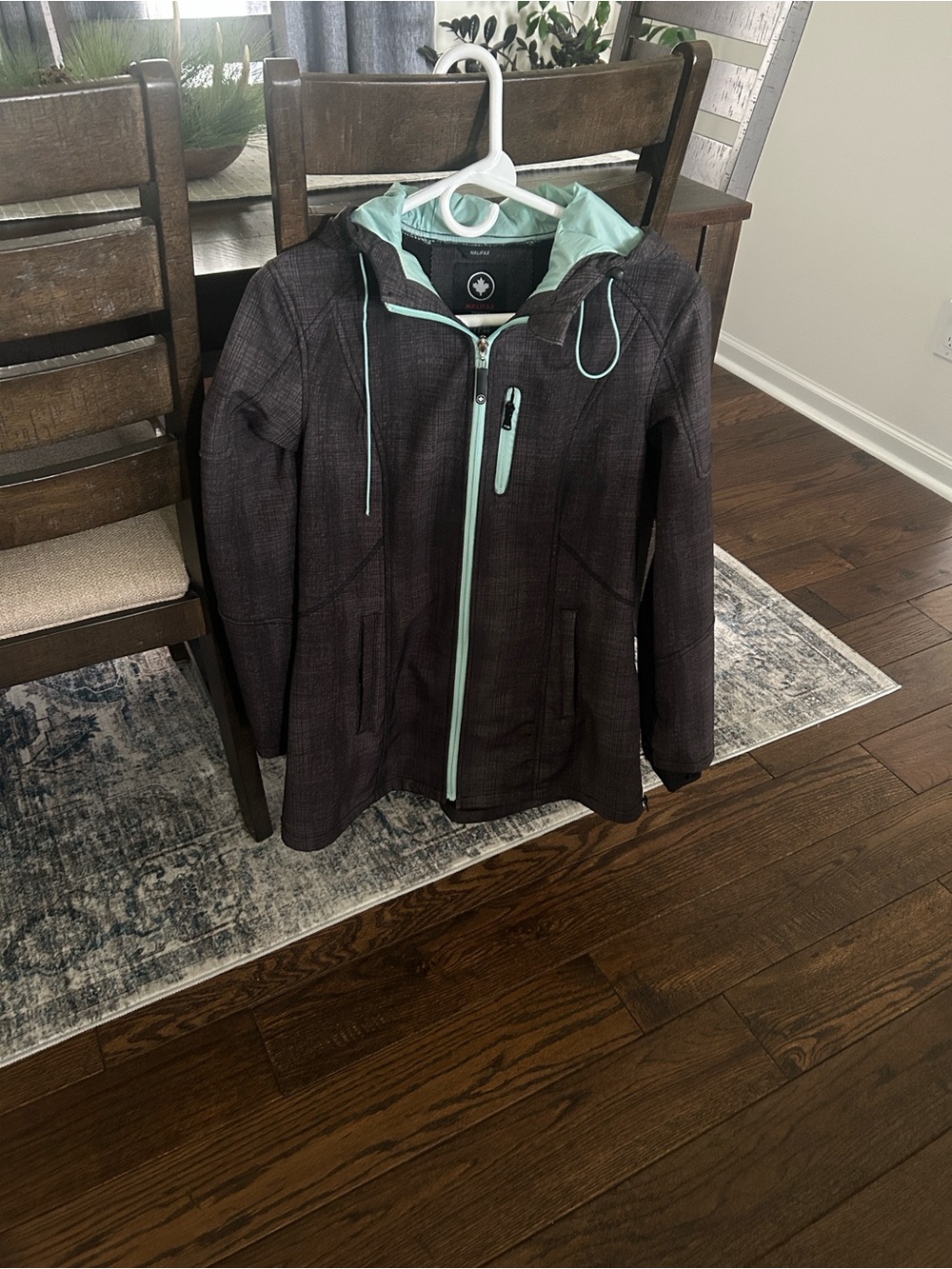 NWOT Halifax Women’s Dark Gray Rain Jacket